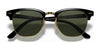 Ray-Ban CLUBMASTER FOLDING RB2176 Sunglasses | Size 51 / Black №901 / G-15 Green (3N 13.2%)
