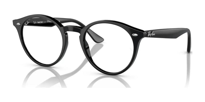 Ray-Ban RB2180 Eyeglasses / Black №601/MF / Clear / Blue (Photochromic) (3F 9%) / Size 49