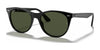 Ray-Ban WAYFARER II RB2185 Sunglasses | Size 55 / Black №901/31 / G-15 Green (3N 13.2%)