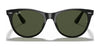 Ray-Ban WAYFARER II RB2185 Sunglasses | Size 55 / Black №901/31 / G-15 Green (3N 13.2%)