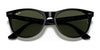 Ray-Ban WAYFARER II RB2185 Sunglasses | Size 55 / Black №901/31 / G-15 Green (3N 13.2%)