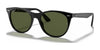 Ray-Ban WAYFARER II RB2185 Sunglasses | Size 55 / Black №901/58 / G-15 Green (Polarized) (3P 11%)