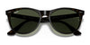 Ray-Ban WAYFARER II RB2185 Sunglasses | Size 55 / Black №901/31 / G-15 Green (3N 13.2%)