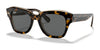 Ray-Ban STATE STREET RB2186 Sunglasses / Havana On Transparent Brown №1292B1 / Dark Grey (3N 15.30%) / Size 49