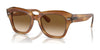Ray-Ban STATE STREET RB2186 Sunglasses / Striped Brown №140351 / Clear & Brown (2N 30.5%) / Size 49