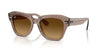 Ray-Ban STATE STREET RB2186 Sunglasses / Transparent Light Brown №682785 / Gradient Brown (3N 13.80%) / Size 49