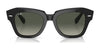 Ray-Ban STATE STREET RB2186 Sunglasses / Black №901/31 / G-15 Green (3N 13.2%) / Size 49