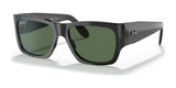 Ray-Ban WAYFARER NOMAD RB2187 Sunglasses Black / G-15 Green (Polarized)