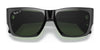 Ray-Ban WAYFARER NOMAD RB2187 Sunglasses | Size 54 / Black №901/58 / G-15 Green (Polarized) (3P 11%)
