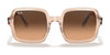 Ray-Ban RB2188F Sunglasses | Size 53 / Transparent Brown №130143 / Brown/Grey Gradient (3N 16%)
