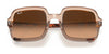 Ray-Ban RB2188F Sunglasses | Size 53 / Transparent Brown №130143 / Brown/Grey Gradient (3N 16%)