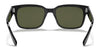 Ray-Ban JEFFREY RB2190 Sunglasses | Size 55 / Black №901/31 / G-15 Green (3N 13.2%)