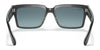 Ray-Ban INVERNESS RB2191 Sunglasses | Size 54 / Black On Transparent №12943M / Blue Gradient (2N 21%)