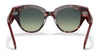 Ray-Ban ROUNDABOUT RB2192 Sunglasses | Size 47 / Havana On Transparent Purple №1323BH / Green Gradient (2N 22%)