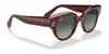 Ray-Ban ROUNDABOUT RB2192 Sunglasses | Size 47 / Havana On Transparent Purple №1323BH / Green Gradient (2N 22%)
