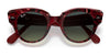 Ray-Ban ROUNDABOUT RB2192 Sunglasses | Size 47 / Havana On Transparent Purple №1323BH / Green Gradient (2N 22%)
