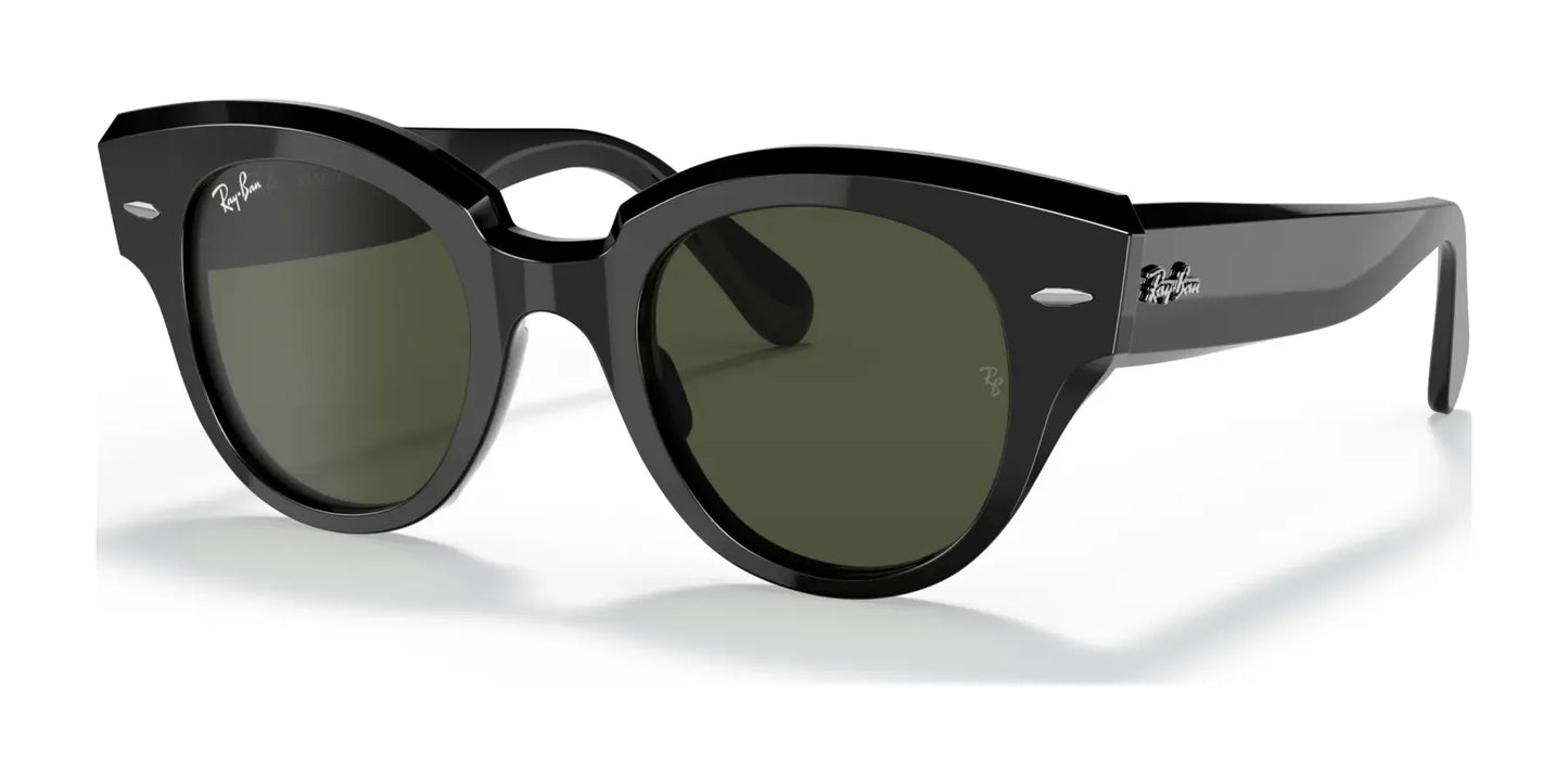 Ray-Ban ROUNDABOUT RB2192 Sunglasses Black / Green