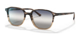 Ray-Ban LEONARD RB2193F Sunglasses Brown Havana / Blue / Grey Gradient