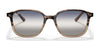 Ray-Ban LEONARD RB2193F Sunglasses | Size 55 / Brown Havana №1327GF / Blue/Grey Gradient (1N 71.8%)