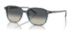 Ray-Ban LEONARD RB2193F Sunglasses | Size 55 / Striped Grey & Blue №138171 / Grey (3N 14.02%)