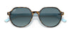 Ray-Ban THALIA RB2195 Sunglasses / Havana №902/31 / Green (3N 13.2%) / Size 51