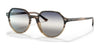 Ray-Ban THALIA RB2195 Sunglasses / Brown Havana №1327GF / Blue/Grey Gradient (1N 71.8%) / Size 53