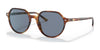 Ray-Ban THALIA RB2195 Sunglasses / Striped Havana №954/62 / Blue (2N 21.70%) / Size 51