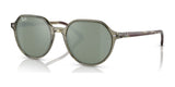 Ray-Ban THALIA RB2195F Sunglasses Transparent Green / Silver