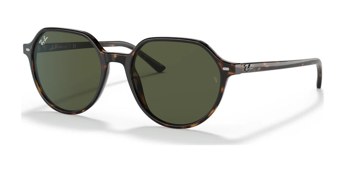Ray-Ban THALIA RB2195F Sunglasses | Size 53 / Havana №902/31 / G-15 Green (3N 13.2%)