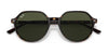 Ray-Ban THALIA RB2195F Sunglasses | Size 53 / Havana №902/31 / G-15 Green (3N 13.2%)