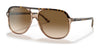 Ray-Ban BILL RB2198 Sunglasses / Havana On Transparent Brown №129251 / Light Brown Gradient (2N 30.5%) / Size 56