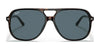 Ray-Ban BILL RB2198 Sunglasses / Havana On Transparent Brown №129251 / Light Brown Gradient (2N 30.5%) / Size 56
