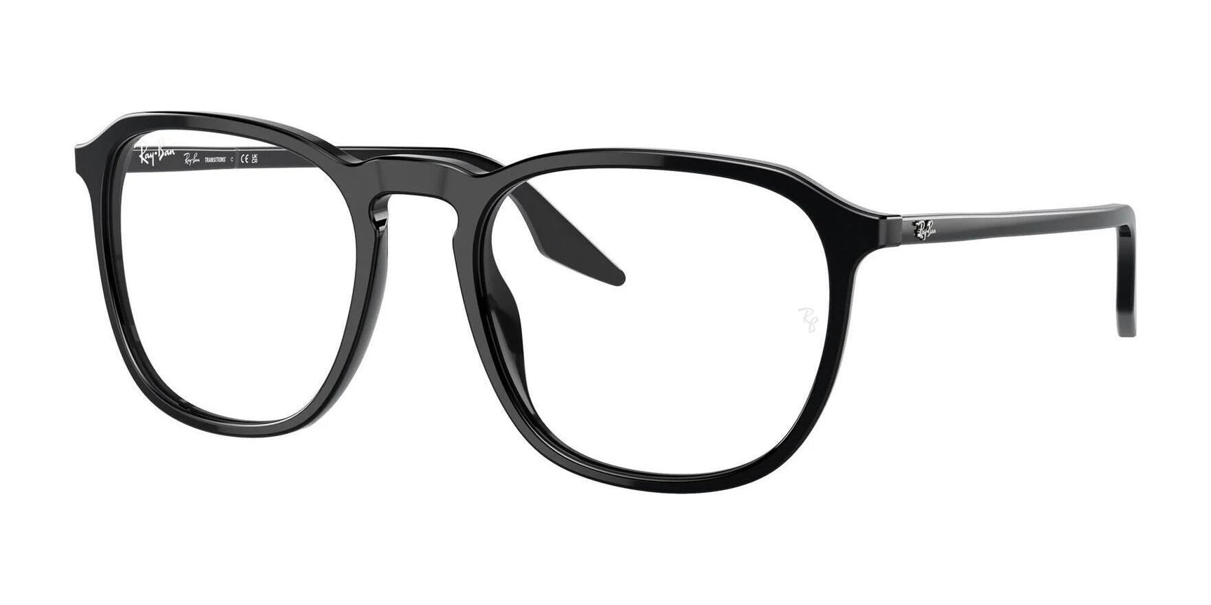 Ray-Ban RB2203 Eyeglasses Black / Clear / Blue (Photochromic)