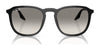 Ray-Ban RB2203F Sunglasses | Size 55 / Black №901/32 / Clear/Grey (2N 33.3%)