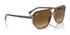 Ray-Ban BILL ONE RB2205 Sunglasses / Black №901/31 / Green (3N 13.2%) / Size 57