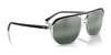Ray-Ban BILL ONE RB2205 Sunglasses / Black №901/31 / Green (3N 13.2%) / Size 57