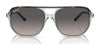 Ray-Ban BILL ONE RB2205 Sunglasses / Black №901/31 / Green (3N 13.2%) / Size 57