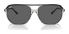 Ray-Ban BILL ONE RB2205 Sunglasses / Black №901/31 / Green (3N 13.2%) / Size 57