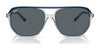 Ray-Ban BILL ONE RB2205 Sunglasses / Black №901/31 / Green (3N 13.2%) / Size 57