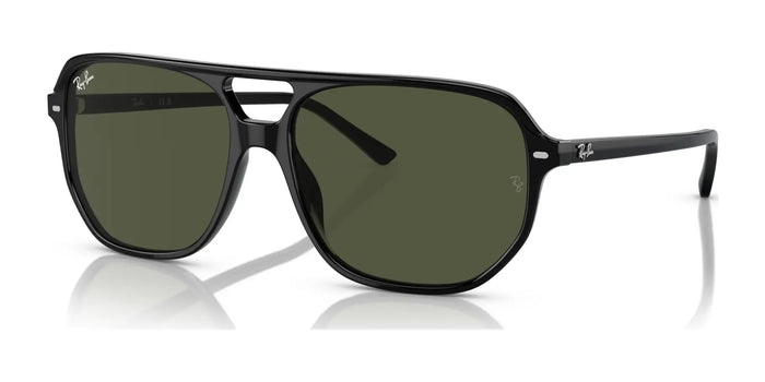 Ray-Ban BILL ONE RB2205 Sunglasses / Black №901/31 / Green (3N 13.2%) / Size 57