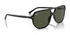 Ray-Ban BILL ONE RB2205 Sunglasses / Black №901/31 / Green (3N 13.2%) / Size 57