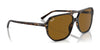 Ray-Ban BILL ONE RB2205 Sunglasses / Black №901/31 / Green (3N 13.2%) / Size 57