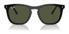 Ray-Ban RB2210 Sunglasses | Size 53 / Black №901/31 / Green (3N 13.2%)