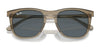 Ray-Ban RB2210F Sunglasses | Size 53 / Black №901/31 / Green (3N 13.2%)