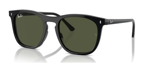 Ray-Ban RB2210F Sunglasses / Size 53 / Black №901/31 / Green (3N 13.2%)