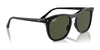Ray-Ban RB2210F Sunglasses | Size 53 / Black №901/31 / Green (3N 13.2%)