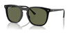 Ray-Ban RB2210F Sunglasses | Size 53 / Black №901/58 / Green (Polarized) (3P 11%)