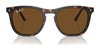 Ray-Ban RB2210F Sunglasses | Size 53 / Black №901/31 / Green (3N 13.2%)