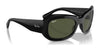 Ray-Ban BEATE RB2212 Sunglasses | Size 56 / Black №901/31 / Green (3N 13.2%)