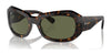 Ray-Ban BEATE RB2212 Sunglasses | Size 56 / Havana №902/58 / Green (Polarized) (3P 11%)